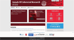 Desktop Screenshot of colorectalresearch.com