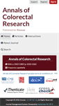 Mobile Screenshot of colorectalresearch.com